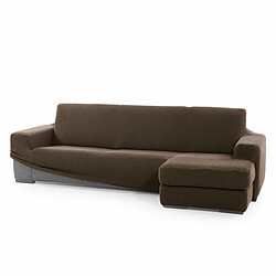 Chaise longue avec bras droit court Sofaskins NIAGARA 210 - 340 cm - Daim 