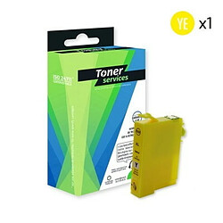 TONER SERVICES Compatible Epson Renard Cartouche Jaune C13T12844010 (T1284)