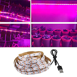 Avis L'usine 2835 SMD LED élèvent La Serre De Lampe Croissante De Bande Lumineuse DC5V 1.5M