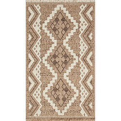 Avis Jardindeco Tapis intérieur extérieur aspect jute marron Tijuana 9054 180 x 67 cm.