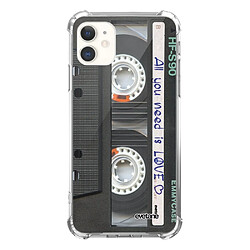 Coque iPhone 11 anti-choc souple avec angles renforcés transparente Cassette Evetane 