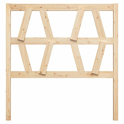 Avis Maison Chic Tête de lit scandinave pour lit adulte,Meuble de chambre 96x4x100 cm Bois massif de pin -MN25753