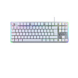 Clavier pour jeu Newskill Gungnyr TKL Pro Ivory Espagnol Qwerty LED RGB