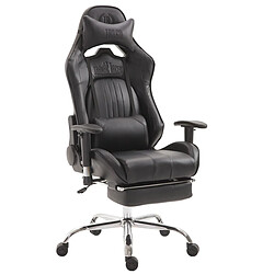 Non Chaise de bureau Racing Limit V2 en cuir artificiel avec repose-pieds