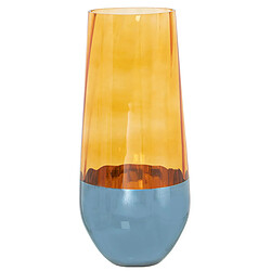 Vase Alexandra House Living Bleu Verre 13 x 13 x 29 cm 