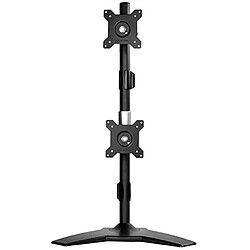 Avis SilverStone SST-ARM24BS - Vertical Twin Double ARM LCD LED support de montage d'écran pour bureau, écrans jusqu'à 24 pouces, s'incline & pivote Inclinaison 20Pivotement 20Rotation 360, noir