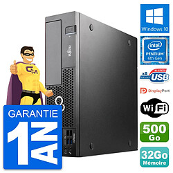 PC Fujitsu Esprimo D556 DT Intel G4400 RAM 32Go Disque Dur 500Go Windows 10 Wifi - Occasion