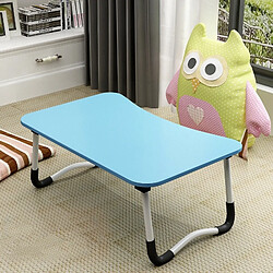 Wewoo Support d'ordinateur portable Bureau pliable et ajustable, de type jambes en W, avec tapis antidérapant (bleu) 