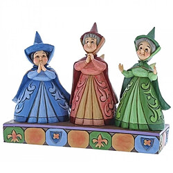 Figurine Les trois fées - Disney Traditions Jim Shore Figurine Les trois fées - Disney Traditions Jim Shore - Multicolore - Taille unique ou NC - Résine - L : NC x l : NC x h : 11 cm