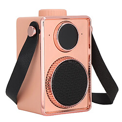 ComfortXL Enceinte bluetooth abs mini retro, haut-parleur bluetooth portable sans fil 