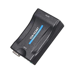 Universal VGA To Scart Converter Video Audio Converter Video Adapter 1080p pour la télévision et le projecteur pas cher