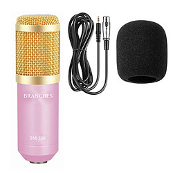 Universal Kit microphone pour condenseur professionnel BM 800: ordinateur + microphone + porte-impact + capuchon en mousse + câble comme microphone pour BM 800 BM800 |