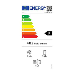 Réfrigérateurs américains 504L Froid Ventilé HAIER 90.8cm F, HSR3918FNPG