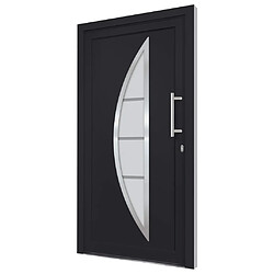 Avis vidaXL Porte d'entrée Anthracite 98x208 cm