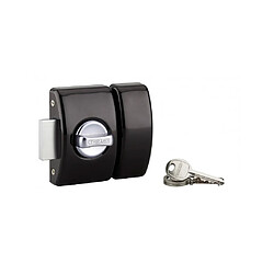 Thirard - Verrou de porte DESIGN 5 goupilles 50 mm noir 3 clés - 71528 