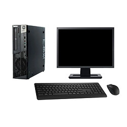 PC Lenovo M92p SFF Ecran 22" Intel G630 RAM 16Go Disque 1To Windows 10 Wifi - Occasion