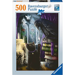 Ravensburger Puzzle - Chat noir et corbeau 