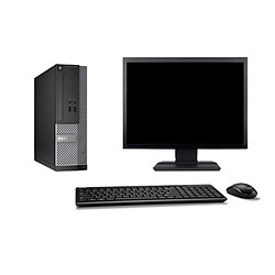 PC Dell 3020 SFF Ecran 19" Intel i7-4790 RAM 16Go Disque 250Go Graveur DVD Wifi W7 · Occasion 