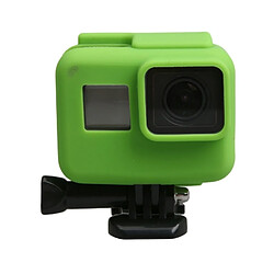 Wewoo Coque vert pour GoPro HERO5 Bordure Silicone Cadre de montage Boîtier de protection de Shell 