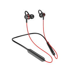 LUUCOZK Écouteurs sans fil Bluetooth 5.0 Sports Dynamic Neckband pour le sport Rouge 