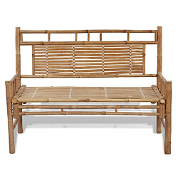 Maison Chic Banc de jardin | Banquette de jardin | Chaise Relax 120 cm Bambou -MN96989