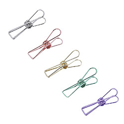 Avis Pinces de Reliure Acier Bulldog Clips Multicolore