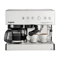 Magimix Combiné Expresso 11423 Chrome Mat