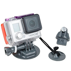 Wewoo Kit d'accessoire gris pour Gopro Hero 4 / 3+ / 3/2/1 10 éléments Board Mount Surf Snowboard Wakeboard Set pas cher