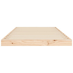 Acheter vidaXL Cadre de lit 100x200 cm bois de pin massif