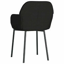 Acheter Maison Chic Lot de 2 Chaises à manger | Chaise de salle à manger cuisine Noir Velours -GKD99424