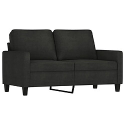 Avis vidaXL Ensemble de canapés 3 pcs avec coussins Noir Tissu