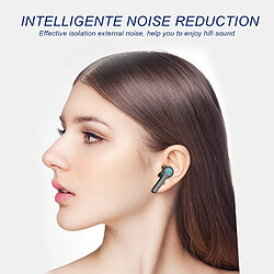 Acheter Universal Écouteurs sans fil Bluetooth avec microphone Écouteurs étanches 9D Hi-Fi Stéréo Annuler le bruit Écouteurs Bouchons d'oreille