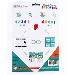 Sodertex pack de 206 lettres et chiffres magiques repositionnables