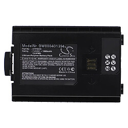 vhbw Batterie compatible avec Sepura SC20, SC2020, SC2024, SC21, STP8000, STP8020 radio talkie-walkie (1?880mAh, 7,4V, Li-polymère) 