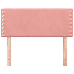 Avis Maison Chic Tête de lit moderne pour chambre - Décoration de lit Rose 100x5x78/88 cm Velours -MN90396