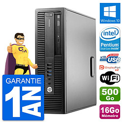 PC HP EliteDesk 800 G2 SFF Intel G4400 RAM 16Go Disque 500Go Windows 10 Wifi · Occasion 