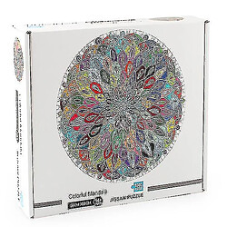 Universal Mandala coloré Mandala puzzle de forme unique pas cher