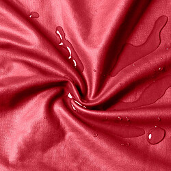 3 Pièces Stretch Imperméable à L'eau Housse De Bureau Ordinateur Chaise Rouge