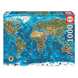 Educa Borras EDUCA - Puzzle - 1000 merveilles du monde