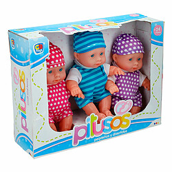 Color Baby Set de Poupées Colorbaby Pitusos 3 Pièces 20 cm 13 x 20 x 6,5 cm 6 Unités