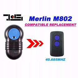 GUPBOO Télécommande Universelle de Rechange pour télécommande compatible Merlin M802 haute