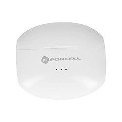 Forcell Écouteurs sans fil Bluetooth - Batterie haute capacité Blanc