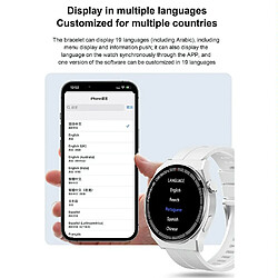 Yonis Montre Connectée Santé Bluetooth NFC Étanche