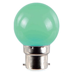 FOX LIGHT - Ampoule LED 1W B22 couleur Verte