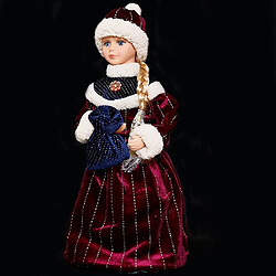 Universal 1 PCS Santa Doll Singing and Dancing Christmas Decorations 