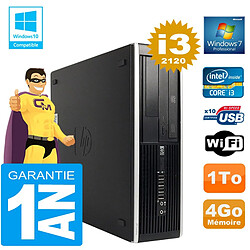 PC HP Compaq 8300 SFF Core I3-2120 Ram 4Go Disque 1 To Graveur DVD Wifi W7 - Occasion