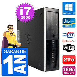 PC HP Compaq Pro 6300 SFF Intel i7-2600 RAM 16Go Disque Dur 2To Windows 10 Wifi · Occasion 