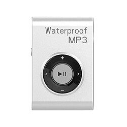 Universal Étanche Natation Lecteur MP3 Sport Course Equitation Equitation MP3 Stéréo Walkman Musique Lecteur MP3 avec FM Radio Happy Clip | HiFi Player(blanche)