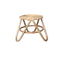 Table d'appoint Ninon en Rotin Naturel - 40x40x40cm - CEZARE