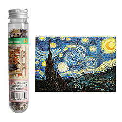 Peinture à L'huile Jigsaw Puzzles Tube à Essai Capsule Jeu De Puzzle Jouets éducatifs Ciel étoilé